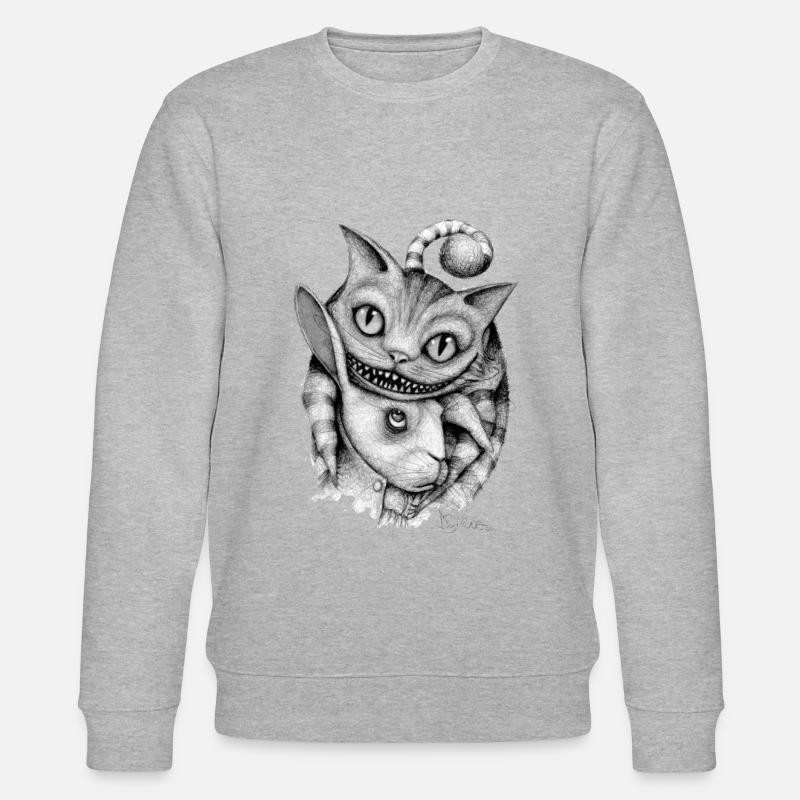 Stregatto & Weißlack - Stanley/Stella Unisex Bio-Sweatshirt CHANGER  - Grau meliert