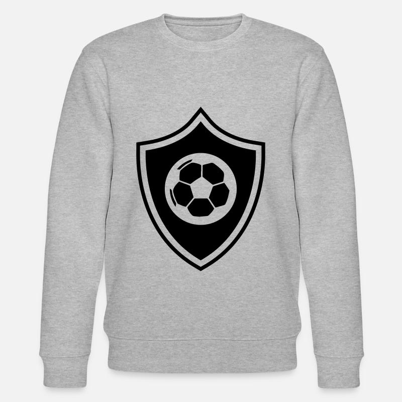 Fussball Wappen - Stanley/Stella Unisex Bio-Sweatshirt CHANGER  - Grau meliert