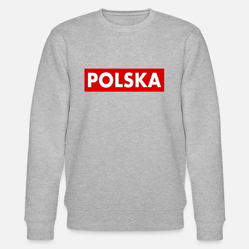 Polen - Stanley/Stella Unisex Bio-Sweatshirt CHANGER  - Grau meliert