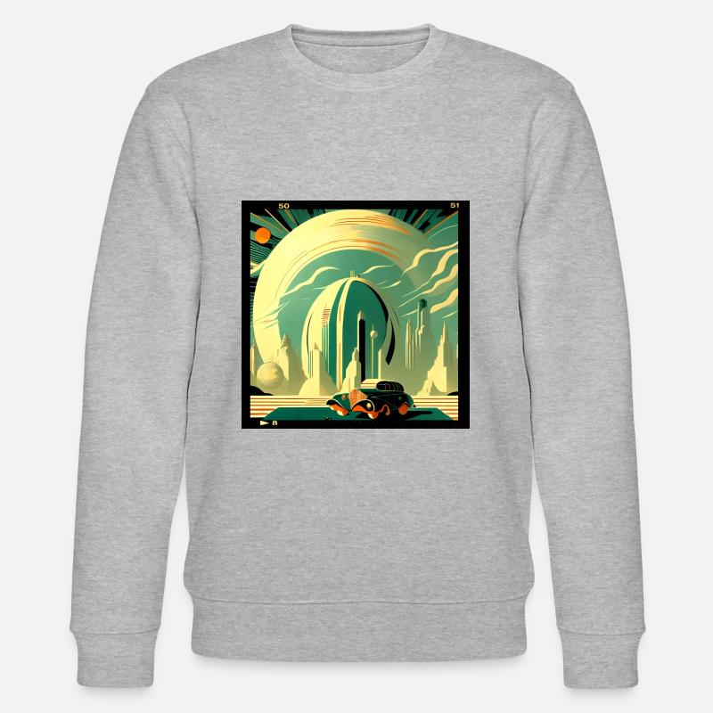 Futur nostalgique - Sweat bio CHANGER Stanley/Stella Unisexe - gris chiné