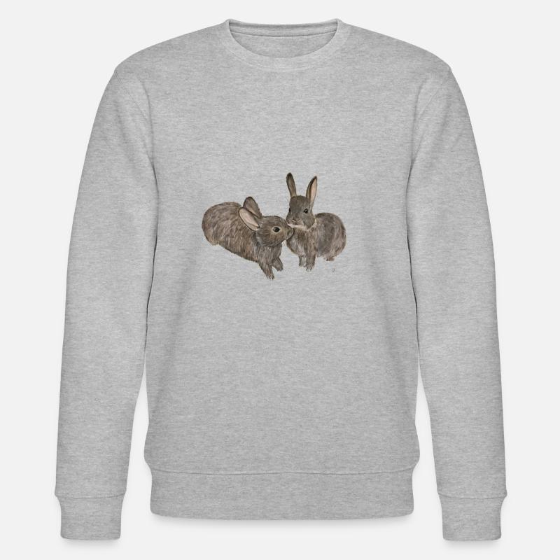 rabbit - Stanley/Stella CHANGER Unisex Organic Sweatshirt - heather grey