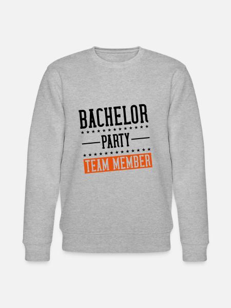 bachelor farewell party - Stanley/Stella CHANGER Unisex Organic Sweatshirt - heather grey