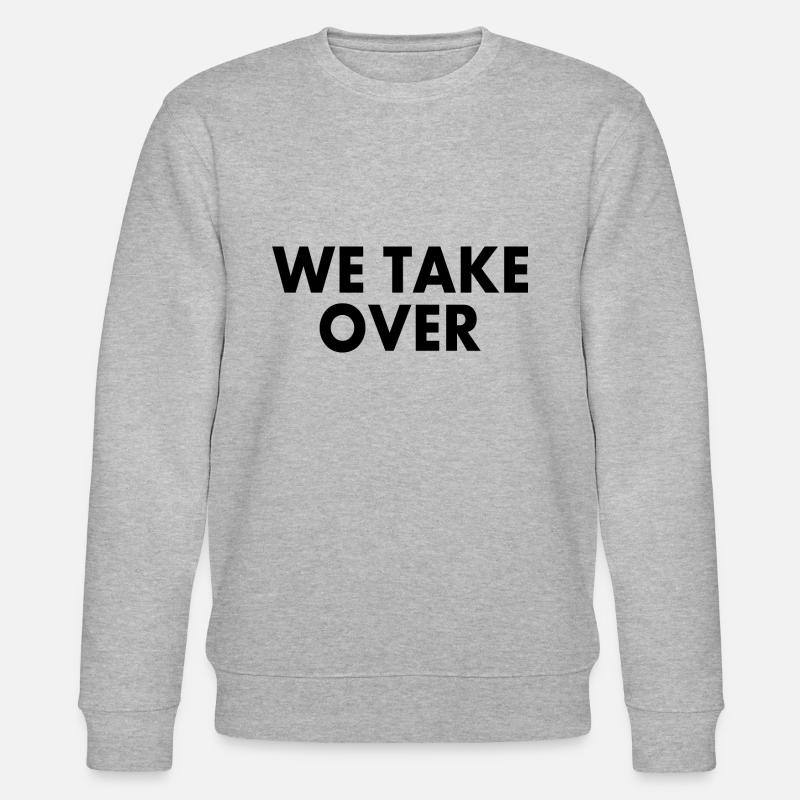 We take over - Stanley/Stella Unisex Bio-Sweatshirt CHANGER  - Grau meliert