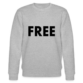 Free - Stanley/Stella CHANGER Unisex Organic Sweatshirt - heather grey - Front - Nik (191cm) & Marisol (170cm)