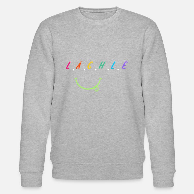 Lächle - Stanley/Stella Unisex Bio-Sweatshirt CHANGER  - Grau meliert