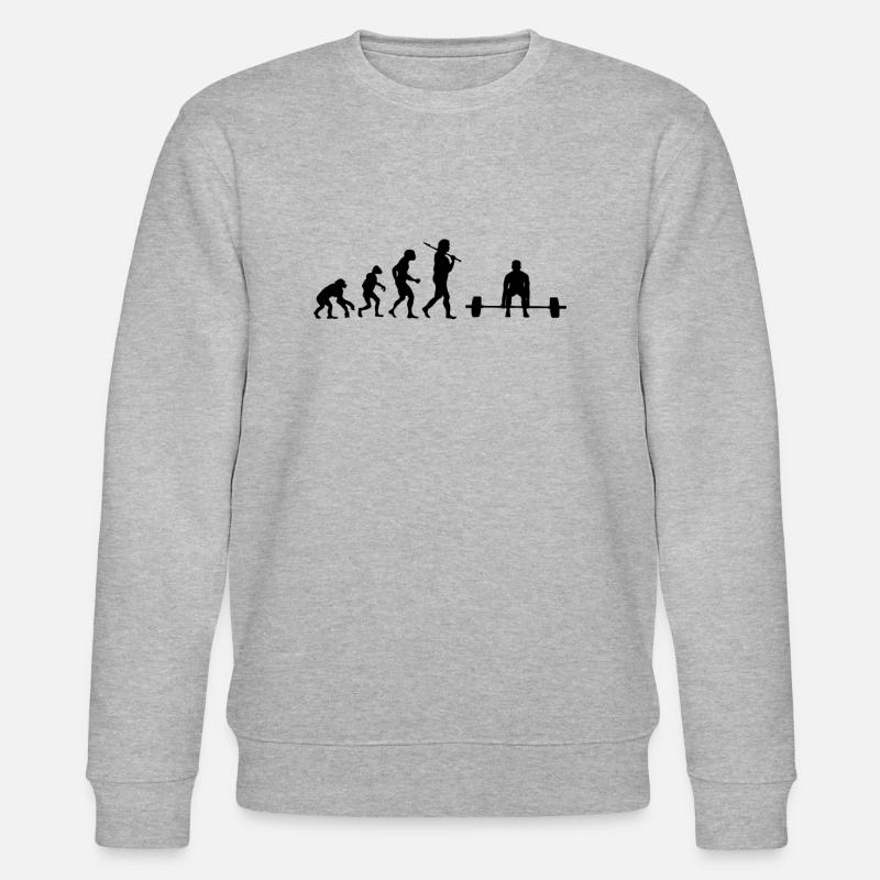 Evolution Haltères - Sweat bio CHANGER Stanley/Stella Unisexe - gris chiné