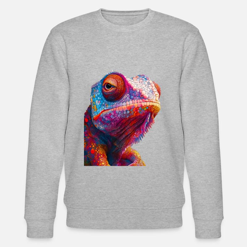 Chamäleon - Stanley/Stella Unisex Bio-Sweatshirt CHANGER  - Grau meliert
