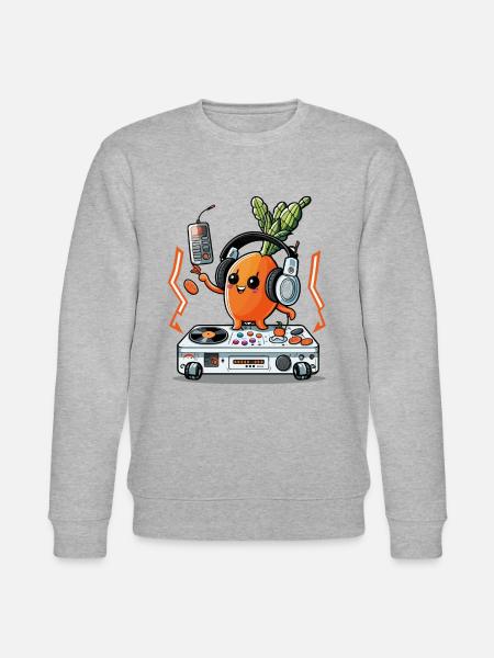 Die Karotten-Party - Stanley/Stella Unisex Bio-Sweatshirt CHANGER - Grau meliert