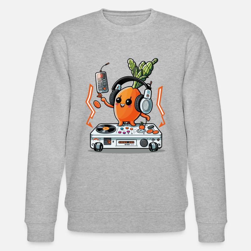 Die Karotten-Party - Stanley/Stella Unisex Bio-Sweatshirt CHANGER  - Grau meliert
