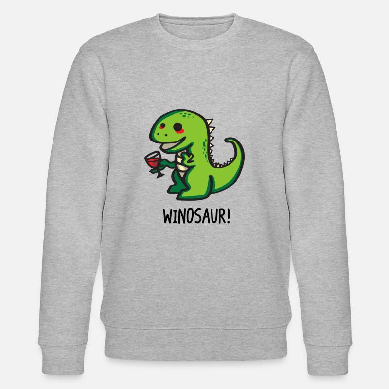 Winosaurier - Stanley/Stella Unisex Bio-Sweatshirt CHANGER  - Grau meliert