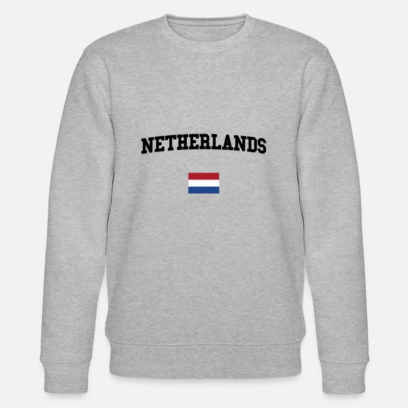 PAYS-BAS - Sweat bio CHANGER Stanley/Stella Unisexe - gris chiné