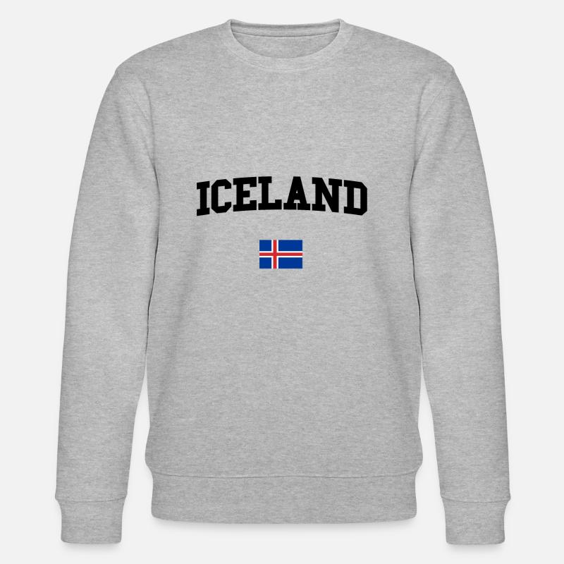 ISLAND - Stanley/Stella Unisex Bio-Sweatshirt CHANGER  - Grau meliert