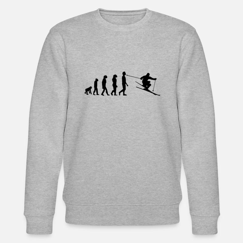 SKI EVOLUTION - Stanley/Stella Unisex Bio-Sweatshirt CHANGER  - Grau meliert