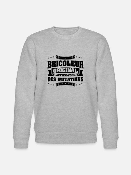 BRICOLEUR ORIGINAL - Sweat bio CHANGER Stanley/Stella Unisexe - gris chiné