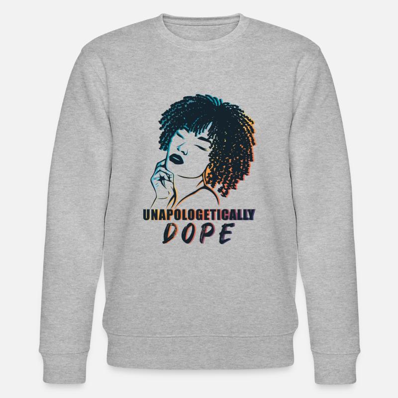 Strong Statement Bluntly Cool - Stanley/Stella CHANGER Unisex Organic Sweatshirt - heather grey