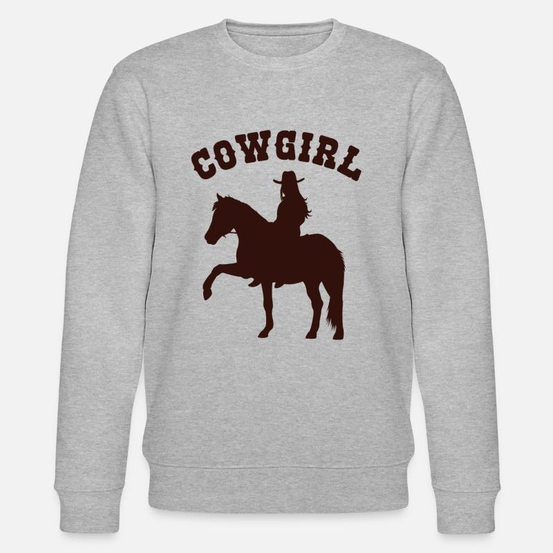 Reitsilhouette Einfach Stilvoll - Stanley/Stella Unisex Bio-Sweatshirt CHANGER  - Grau meliert