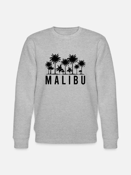 Malibu Palme Flair Tropici Sogno - Felpa ecologica unisex CHANGER di Stanley/Stella - grigio melange