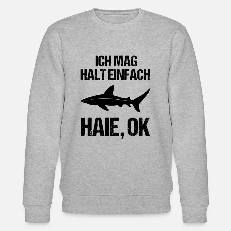 Cadeau de fan Easy Sharks - Sweat bio CHANGER Stanley/Stella Unisexe - gris chiné