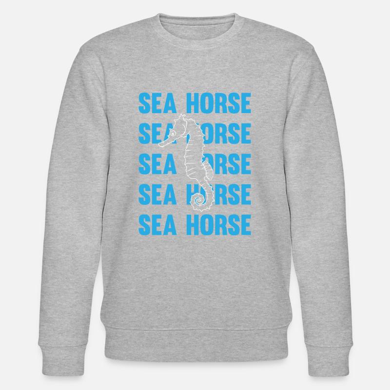 Hippocampe jeu d’écriture océan amour - Sweat bio CHANGER Stanley/Stella Unisexe - undefined
