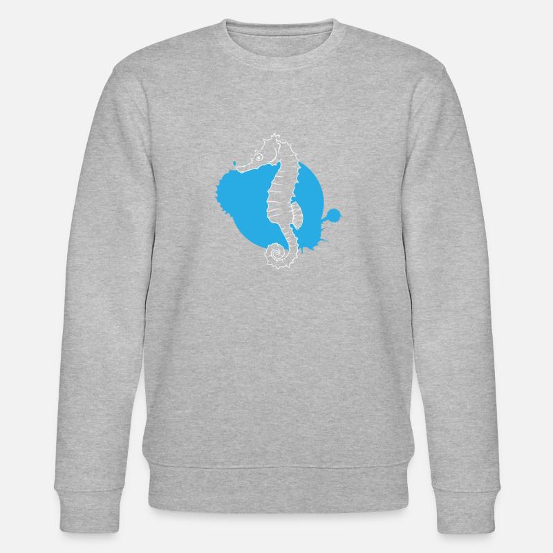 Silhouette Hippocampe Océan - Sweat bio CHANGER Stanley/Stella Unisexe - undefined