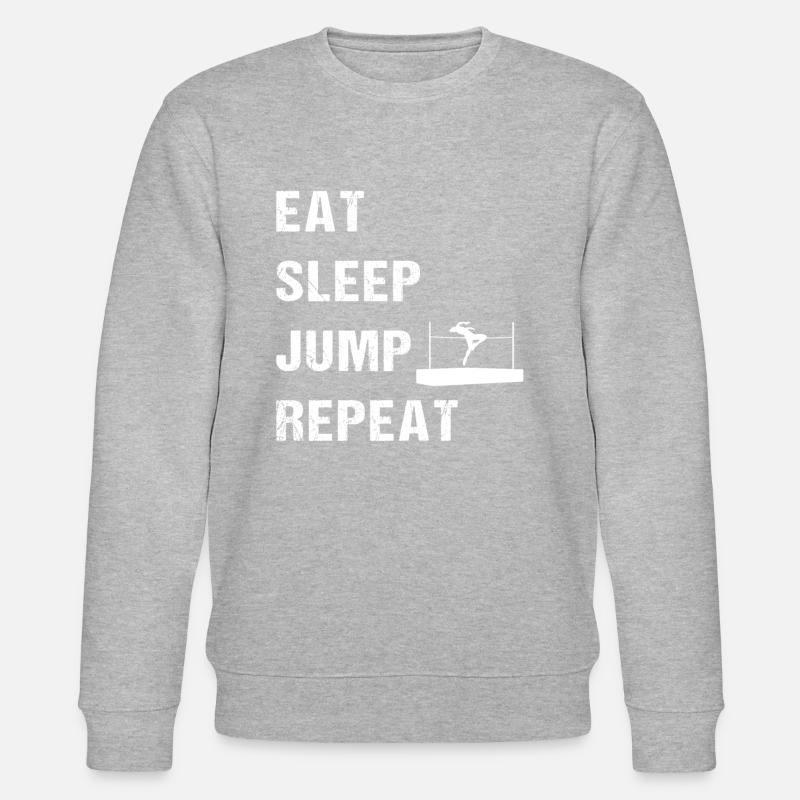 Manger Dormir Sauter Cadeau de style de vie - Sweat bio CHANGER Stanley/Stella Unisexe - gris chiné
