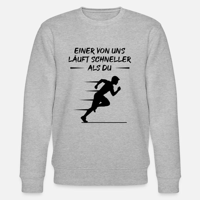 Fast Sprinter Challenge - Stanley/Stella CHANGER Unisex Organic Sweatshirt - heather grey