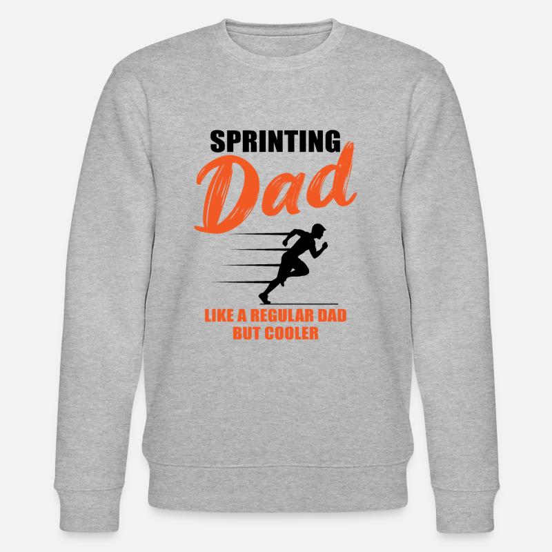 Cool Sprinter Papa Fast Lane - Sweat bio CHANGER Stanley/Stella Unisexe - gris chiné