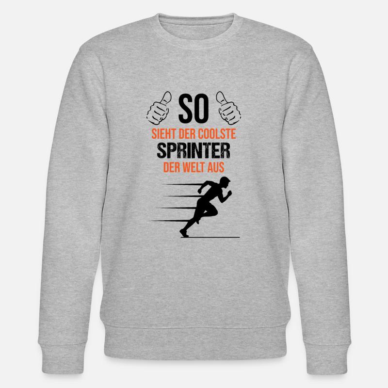 Sprinter Elite Ausdauer Sport - Stanley/Stella Unisex Bio-Sweatshirt CHANGER - Grau meliert