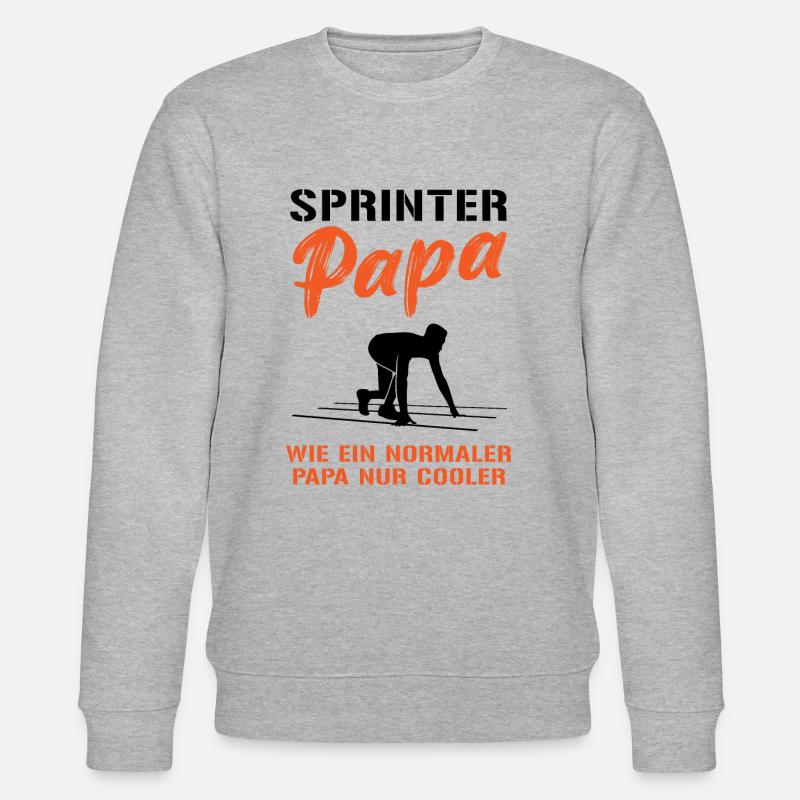 Cool Sprinter Papa Champion - Sweat bio CHANGER Stanley/Stella Unisexe - gris chiné