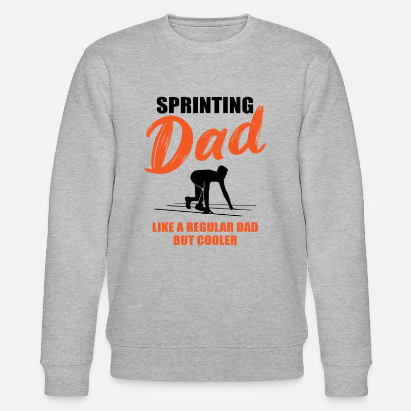 Cool Sprinter Papa Champion - Sweat bio CHANGER Stanley/Stella Unisexe - gris chiné