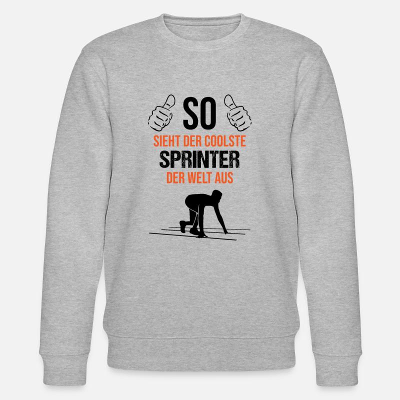 Top Sprinter - Coolness pur - Stanley/Stella Unisex Bio-Sweatshirt CHANGER  - Grau meliert