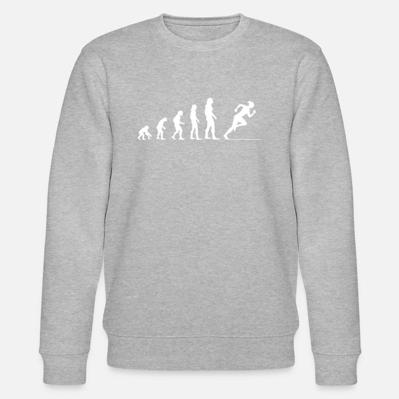 Evolution Run – Faster than Yesterday - Stanley/Stella CHANGER Unisex Organic Sweatshirt - undefined