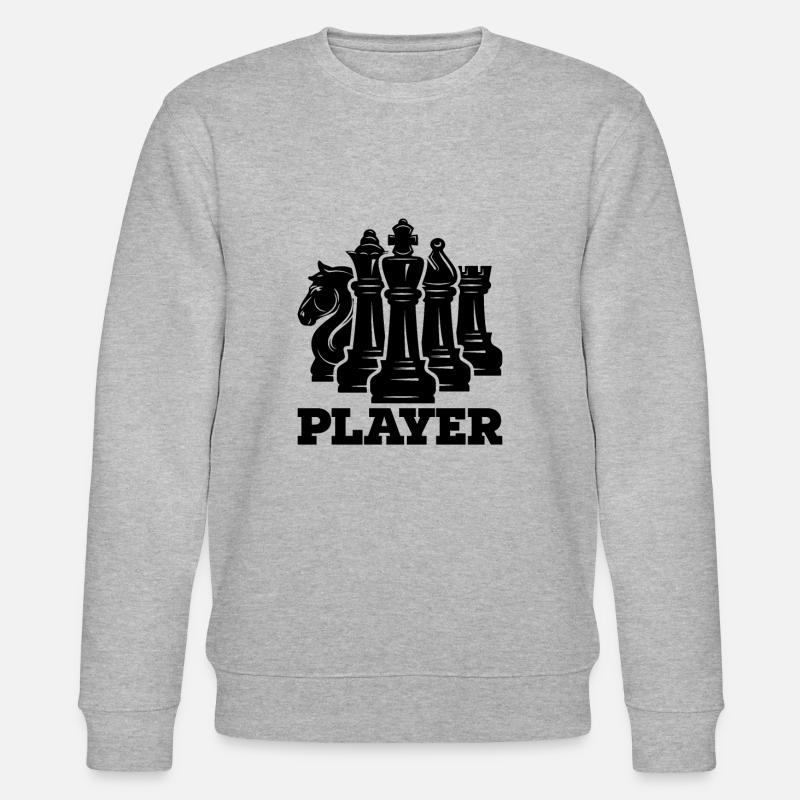 Jeu d'échecs Jeu d'échecs King Player Dame Bauer - Sweat bio CHANGER Stanley/Stella Unisexe - gris chiné