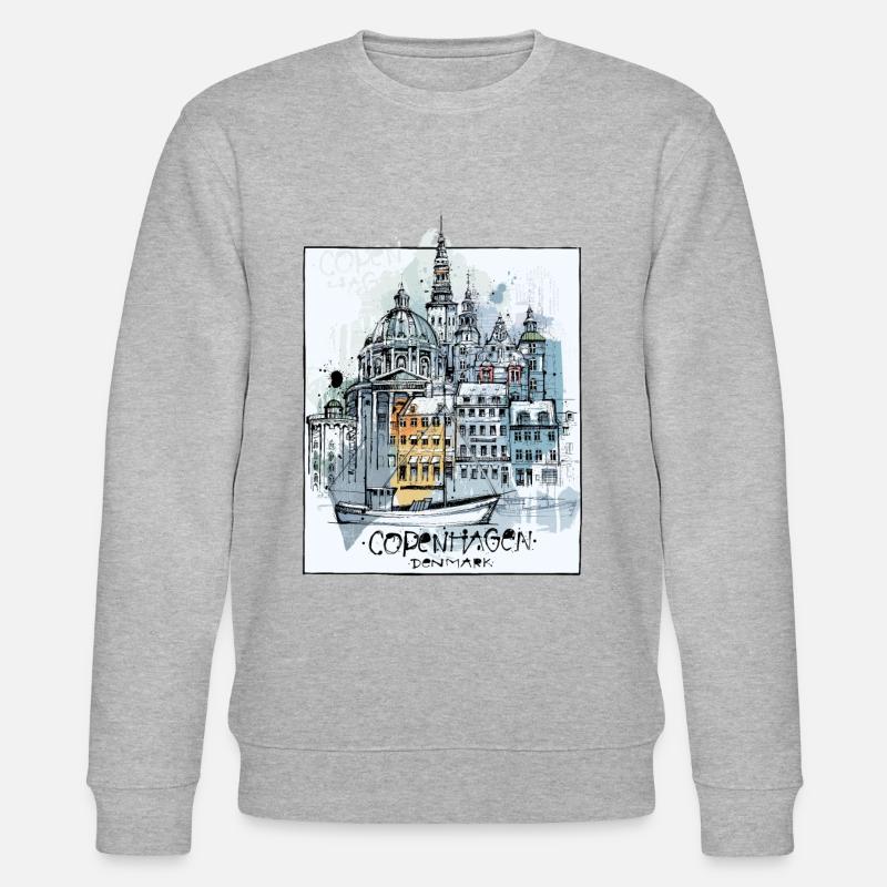 Copenhagen - Stanley/Stella Unisex Bio-Sweatshirt CHANGER  - Grau meliert