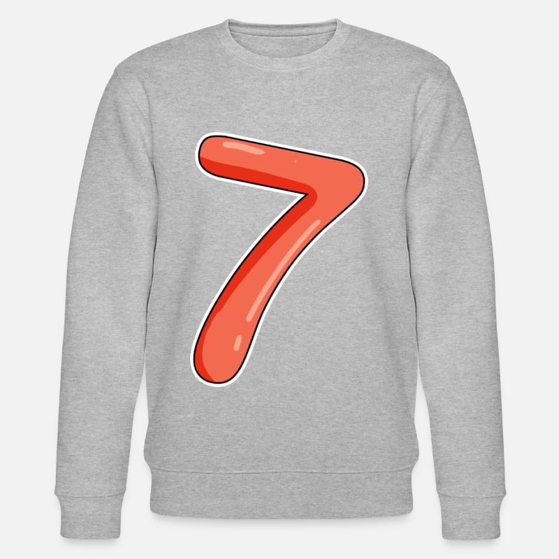Sieben - Stanley/Stella Unisex Bio-Sweatshirt CHANGER - Grau meliert