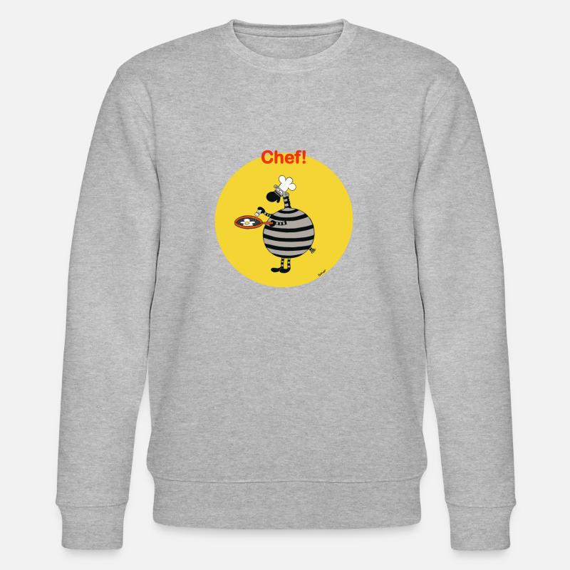 Chefkoch Sigi - Stanley/Stella Unisex Bio-Sweatshirt CHANGER  - Grau meliert