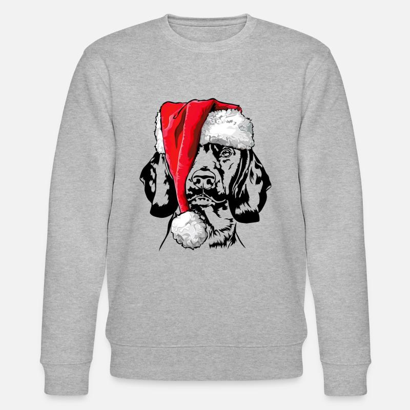 Santa Bavarian Mountain Hound Noël - Sweat bio CHANGER Stanley/Stella Unisexe - gris chiné