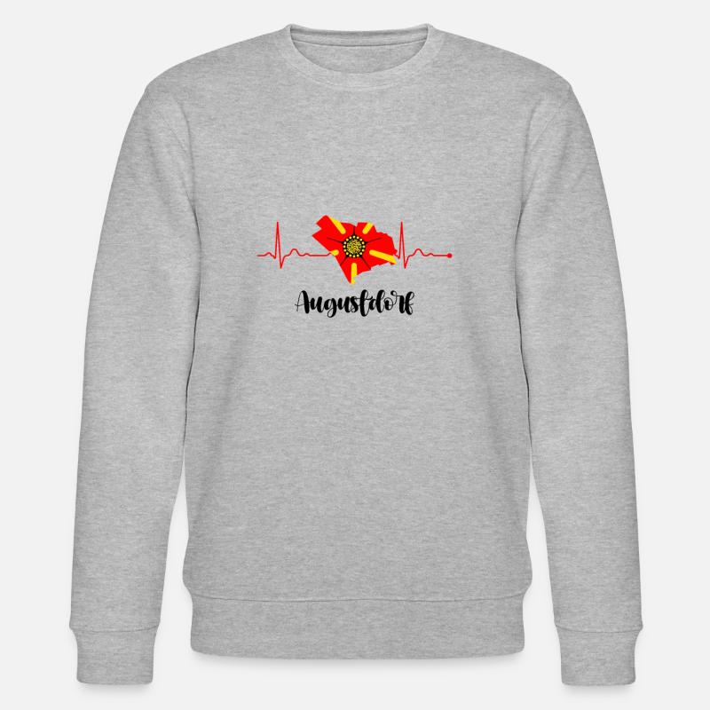 Lipperland Ostwestfalen Lippe Augustdorf - Stanley/Stella Unisex Bio-Sweatshirt CHANGER  - Grau meliert
