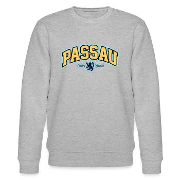 Passau - Stanley/Stella Unisex Bio-Sweatshirt CHANGER  - Grau meliert - Vorne - Nik (191cm) & Marisol (170cm)