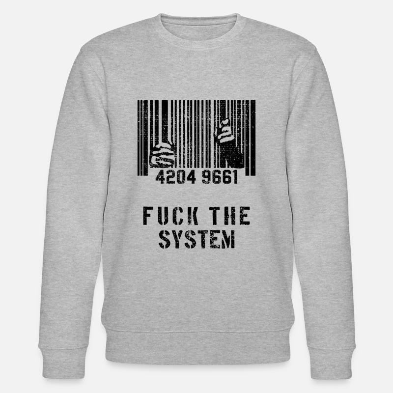 Baiser le système - Sweat bio CHANGER Stanley/Stella Unisexe - gris chiné