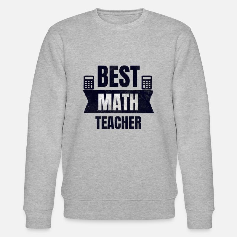 Best math teacher gift - Stanley/Stella CHANGER Unisex Organic Sweatshirt - heather grey