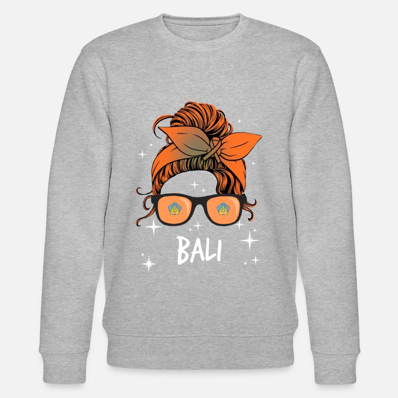 Bali - Stanley/Stella Unisex Bio-Sweatshirt CHANGER  - Grau meliert