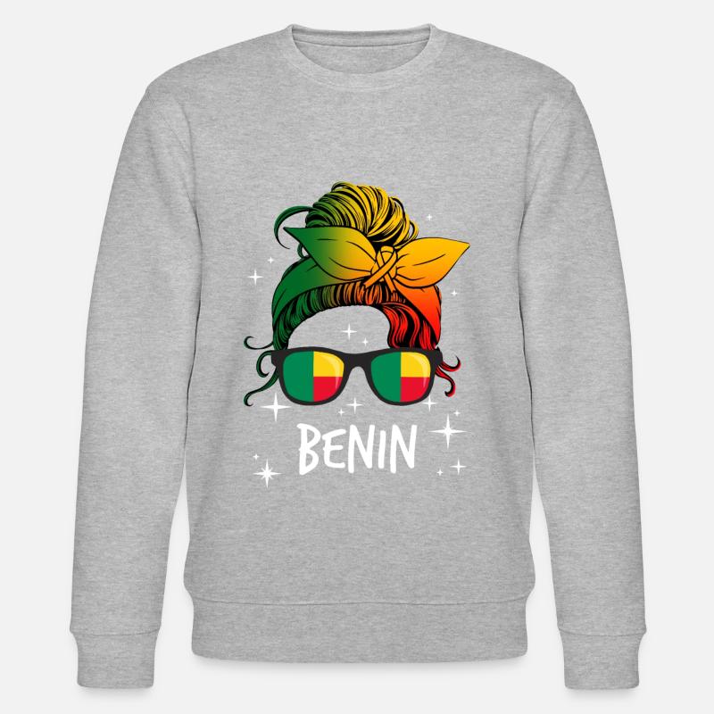 Benin - Stanley/Stella Unisex Bio-Sweatshirt CHANGER - Grau meliert