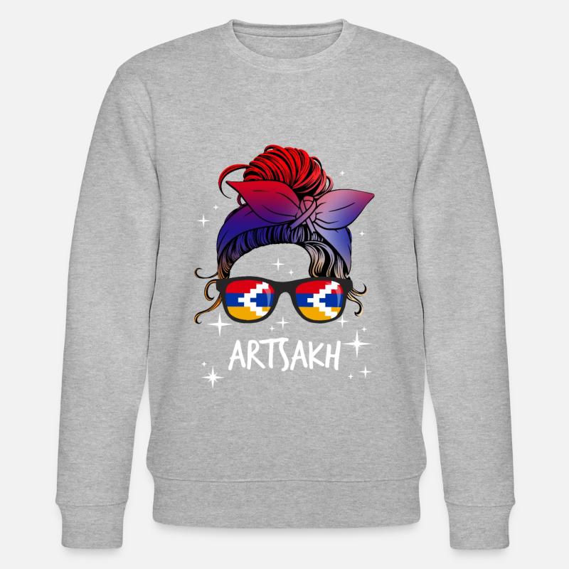 Arzach - Stanley/Stella Unisex Bio-Sweatshirt CHANGER  - Grau meliert