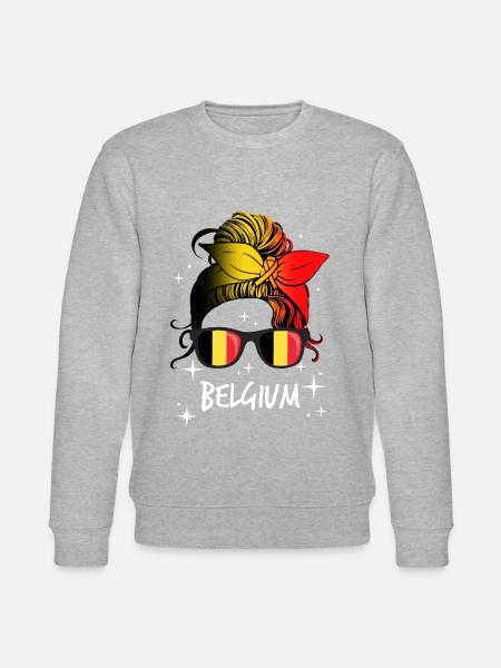 Belgium - Stanley/Stella CHANGER Unisex Organic Sweatshirt - heather grey