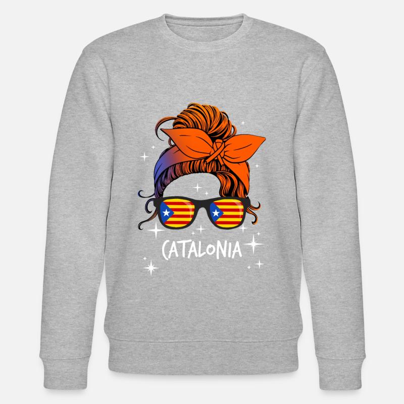 Catalogne - Sweat bio CHANGER Stanley/Stella Unisexe - gris chiné