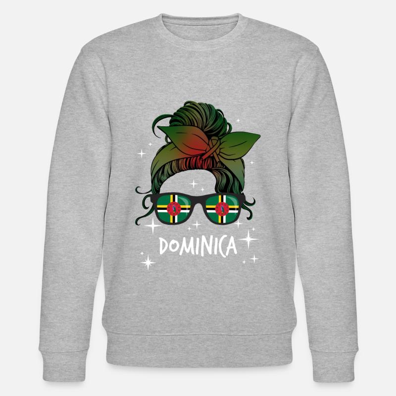 Dominica - Stanley/Stella Unisex Bio-Sweatshirt CHANGER  - Grau meliert