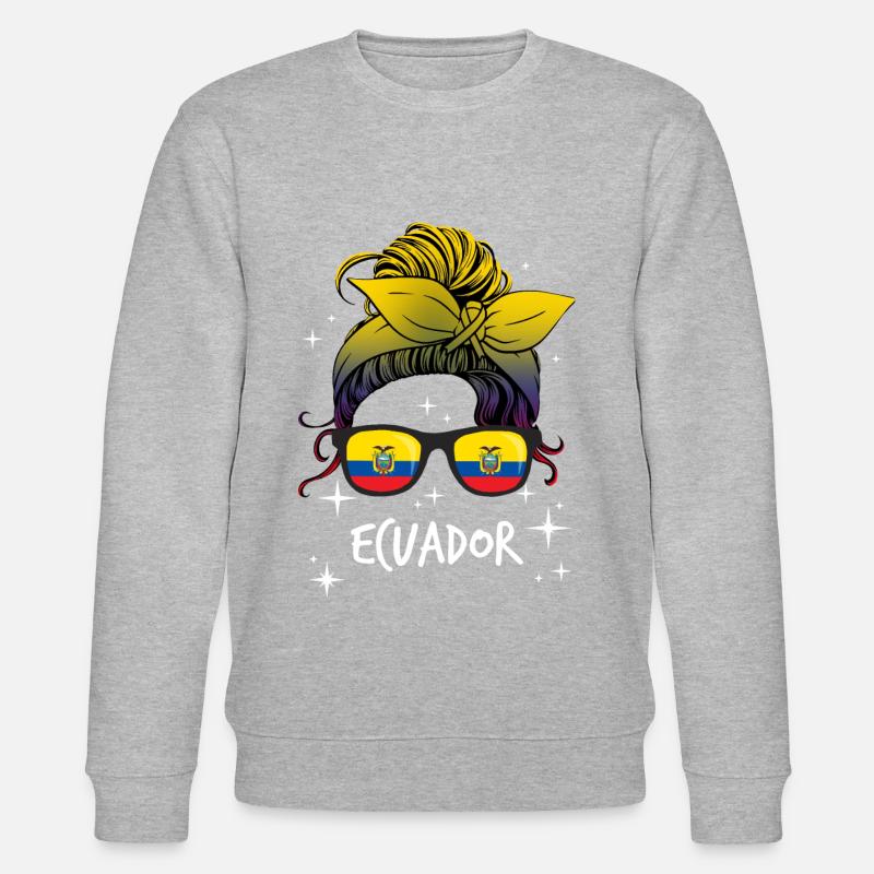 Ecuador - Stanley/Stella Unisex Bio-Sweatshirt CHANGER  - Grau meliert
