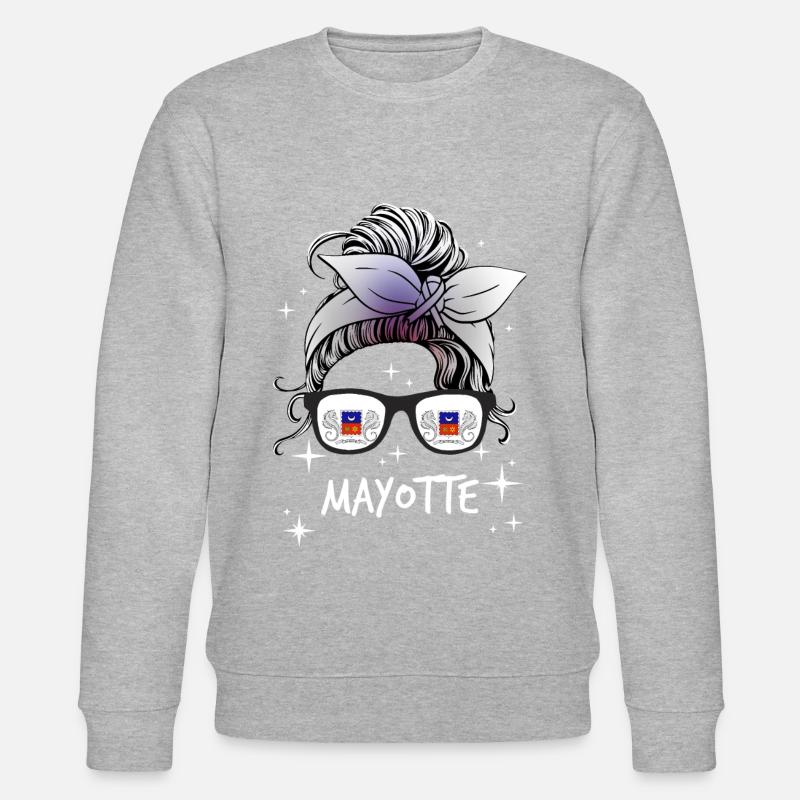 Mayotte - Stanley/Stella Unisex Bio-Sweatshirt CHANGER  - Grau meliert