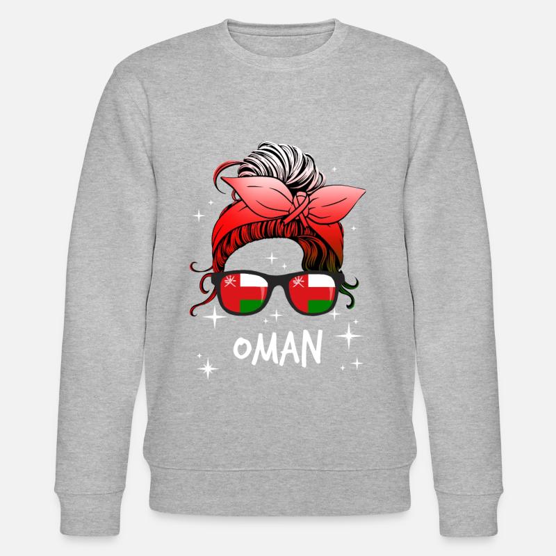 Oman - Stanley/Stella Unisex Bio-Sweatshirt CHANGER  - Grau meliert